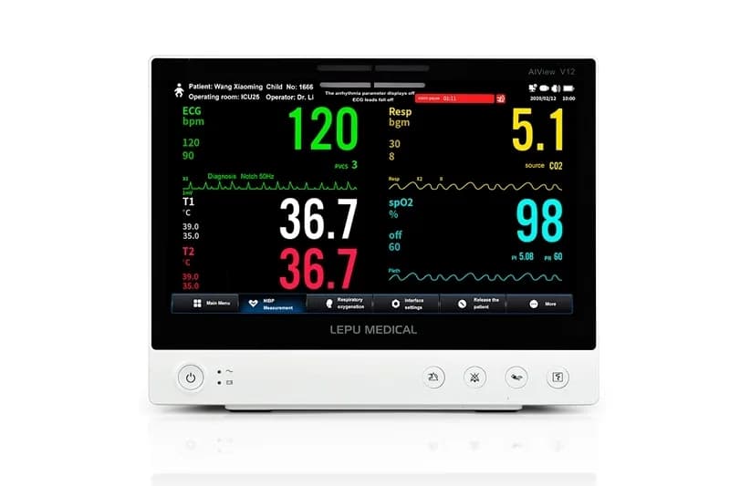 AiView V12/V10 — Bemor monitori