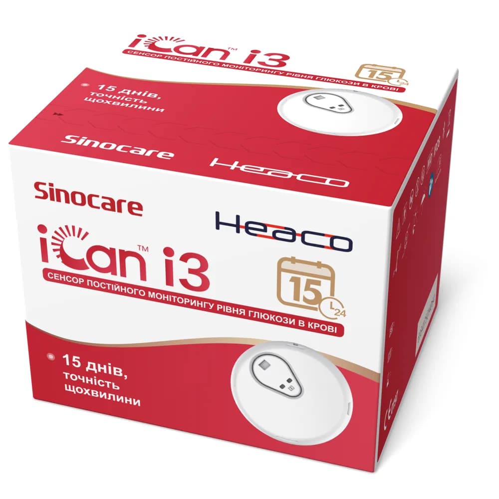 Heaco iCan i3 — Glyukozani uzluksiz monitoring (CGM) sensori