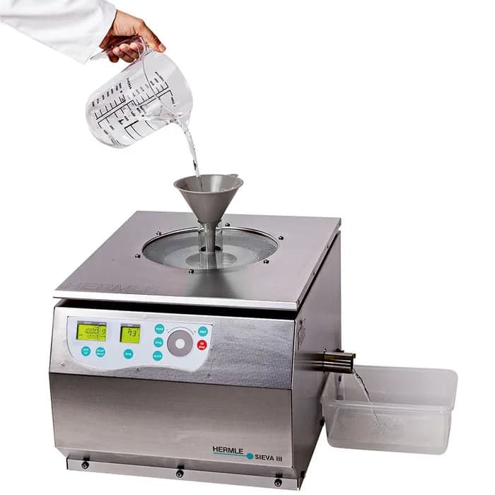 Hermle Sieva 3 — Filtrlovchi sentrifuga