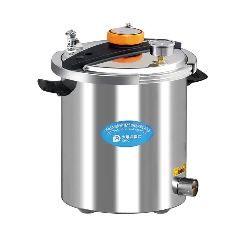 Electric or LPG heated Hand wheel Portable Pressure Steam Sterilizer — Переносной паровой стерилизатор