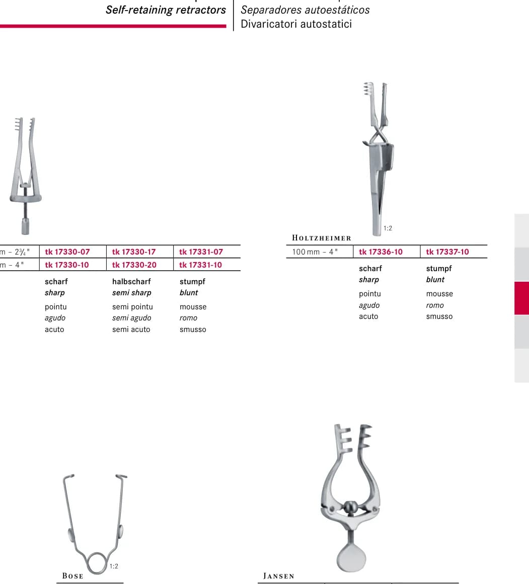 Jarohat ilgaklari — Jarrohlik, 315-bet