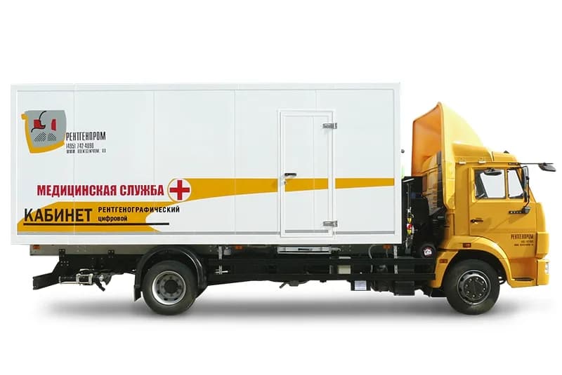 AMICO KRP-Ts (KAMAZ-4308) — Подвижной рентгенографический кабинет
