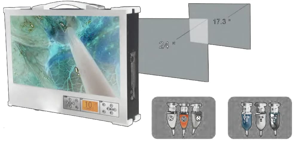 Портативная 4K эндоскопическая система HD-390