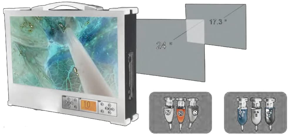 Портативная UHD 1300P эндоскопическая система HD-380